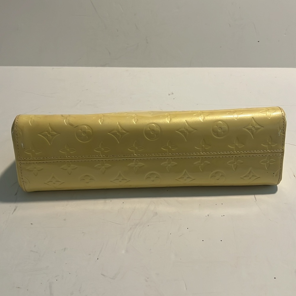 Louis Vuitton monogram vernis Roxbury Drive yellow handbag LM0076 - Picture 3 of 14